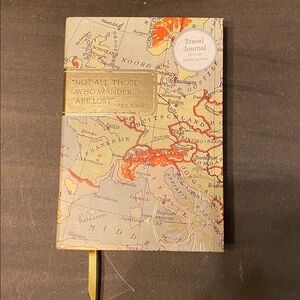 Eccolo Travel Journal Notebook Includes Travel Quotes NEW